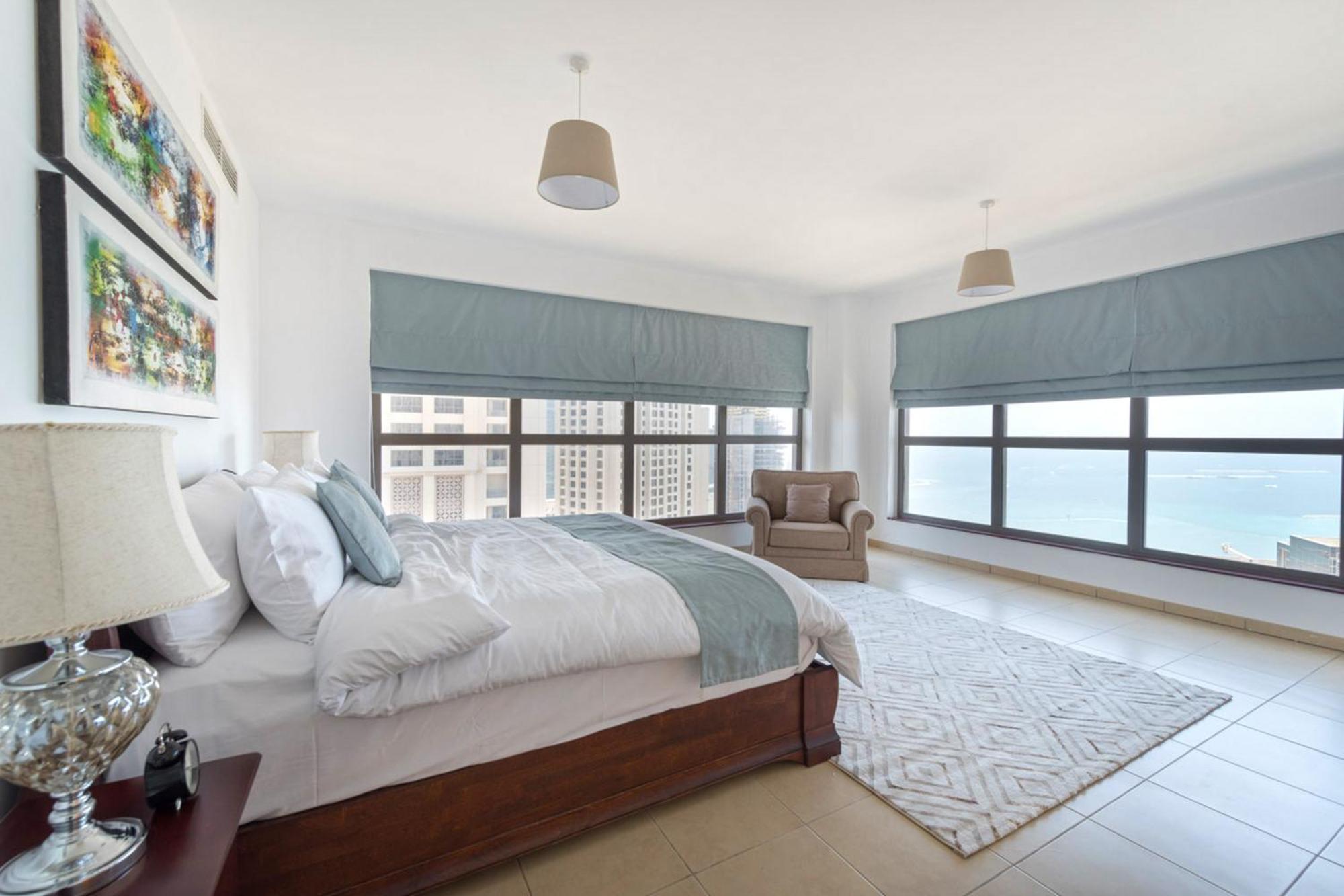 Stunning Marina & Sea View 4 Bedroom Apartment, Murjan 6 Jumeriah Beach Dubai Exterior photo